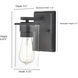 Verlana 1 Light 4.5 inch Modern Gold Vanity Light Wall Light